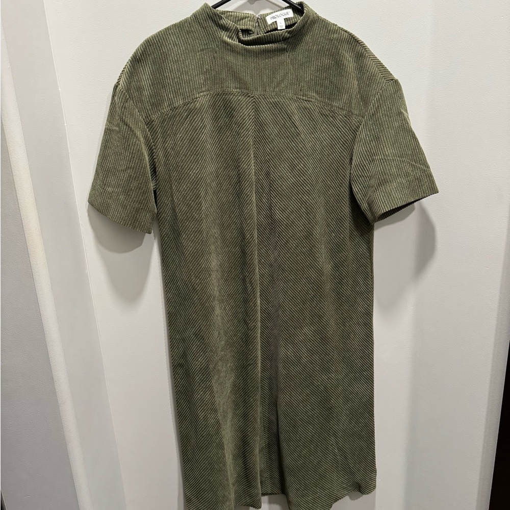 Long Green Textured Dress